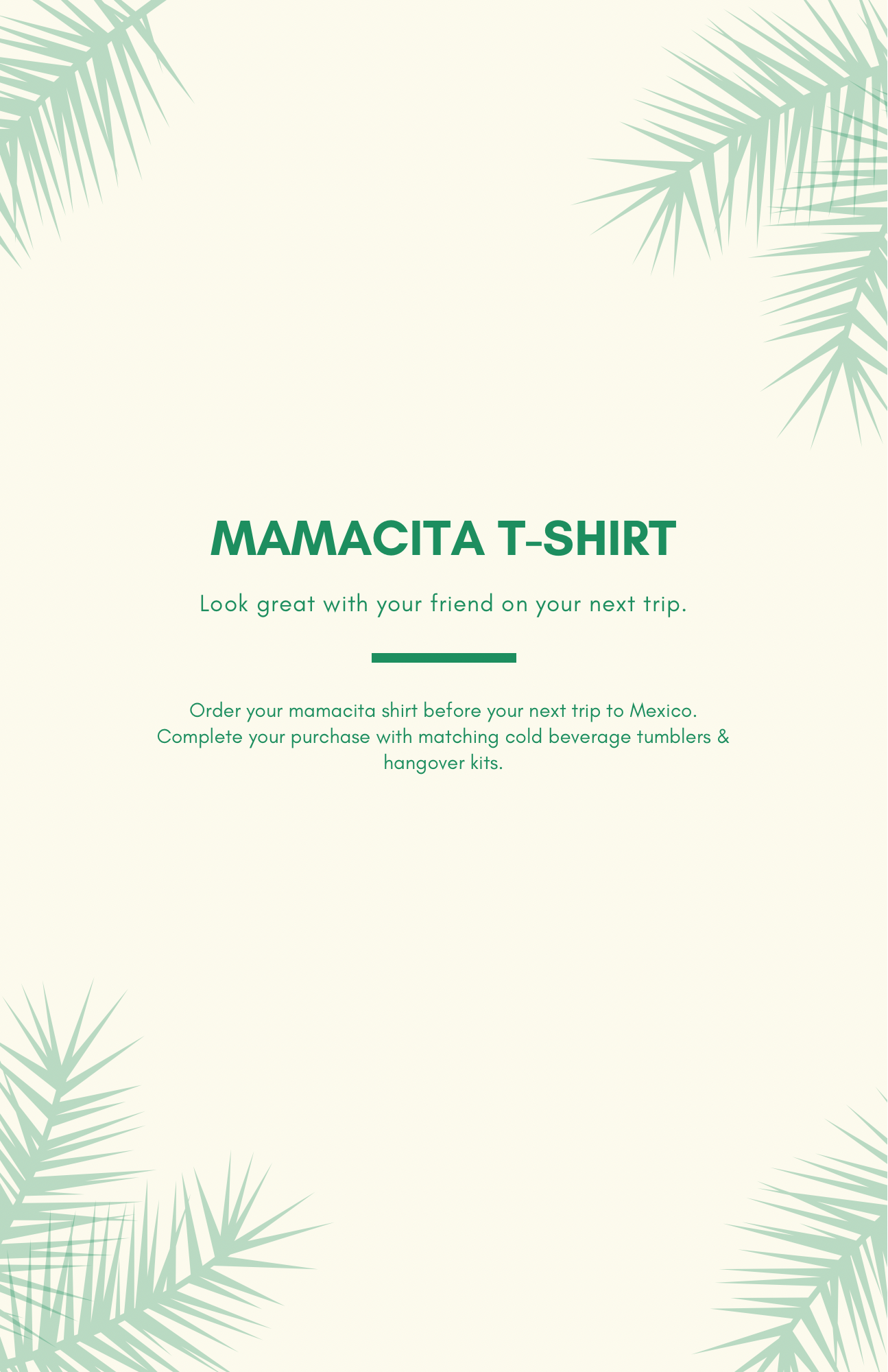 "Mamacita Needs a Margarita" T-Shirt