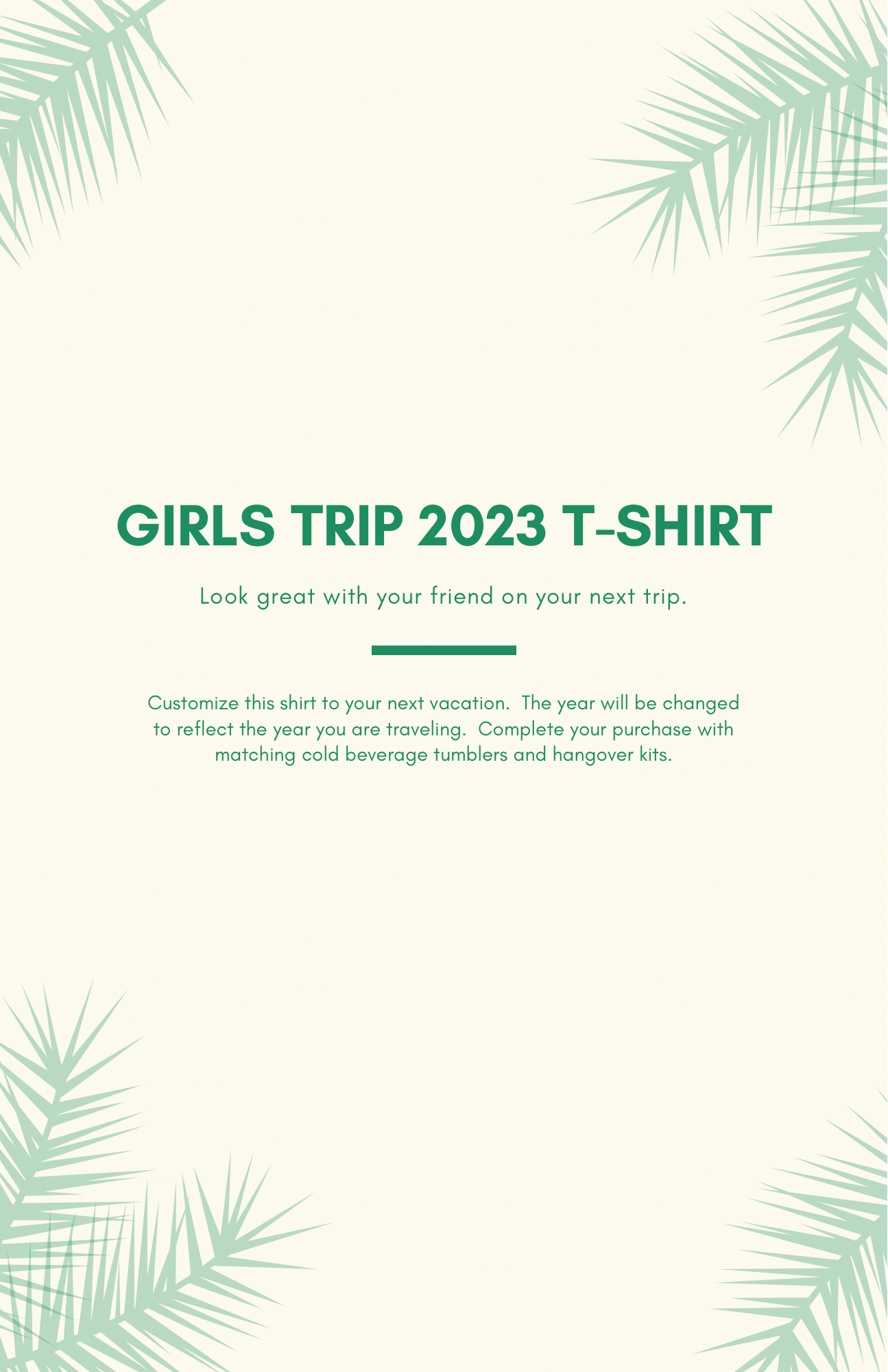 "Girls Trip 2023" Vacation T-Shirt